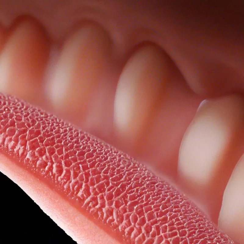 Lưỡi người phóng to 1000 lần thấy siêu cấu trúc