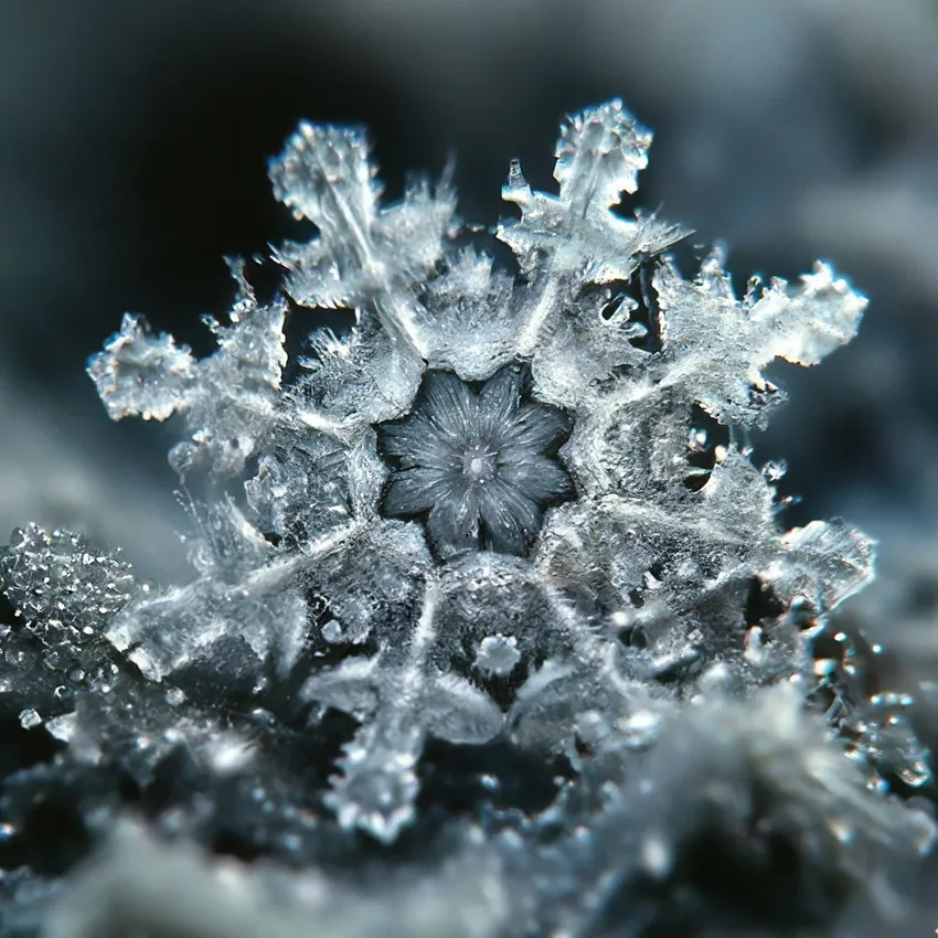 Không khí mùa đông đậm nét qua ảnh tuyết mùa đông gần