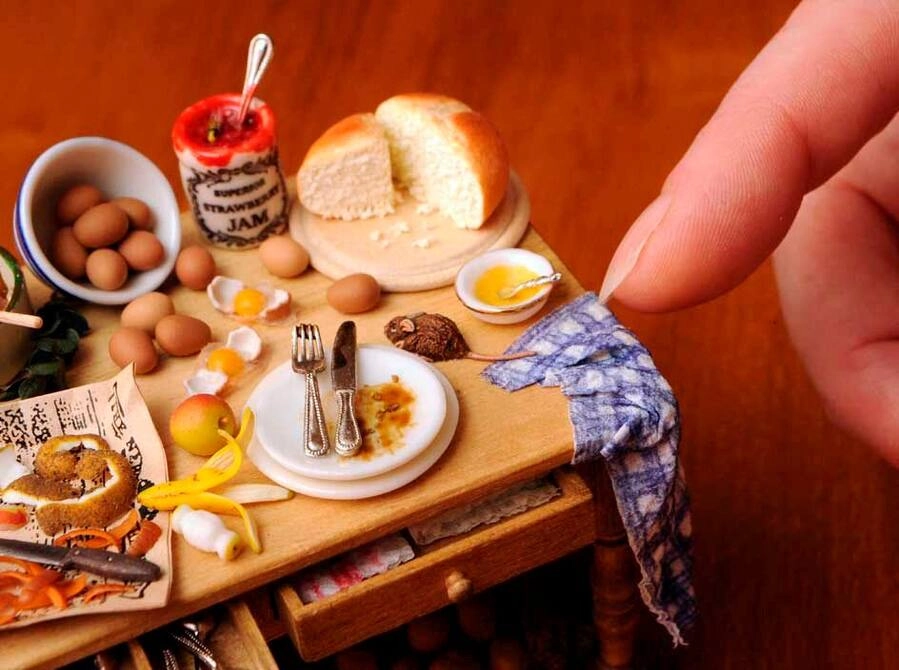 Nghệ thuật tí hon ghi dấu sự khéo léo đầy tinh tế