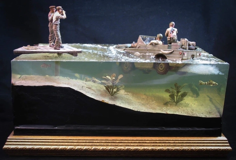 Khám phá chi tiết tuyệt đẹp của diorama dưới nước đẹp
