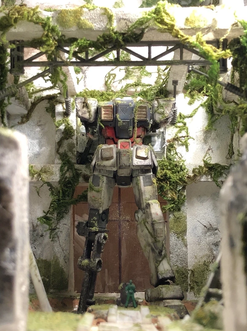 Thu nhỏ sức mạnh của diorama gundam đẹp thu nhỏ