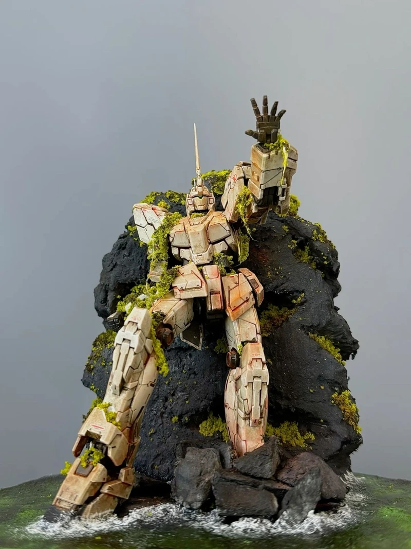Không gian vũ trụ bao la của diorama gundam đẹp không gian