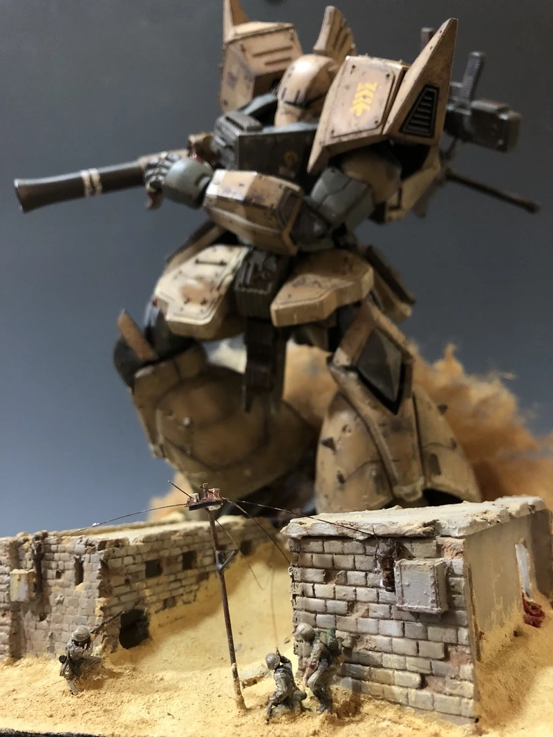 Mini Gundam sống động nhất diorama gundam đẹp mini