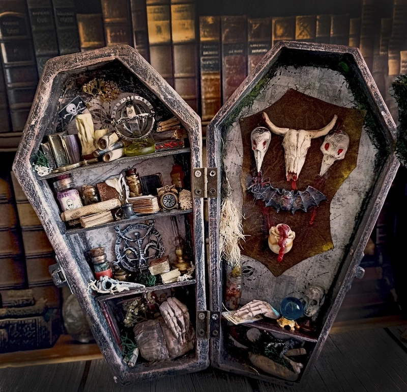 Ý tưởng rùng rợn từ diorama kinh dị sáng tạo