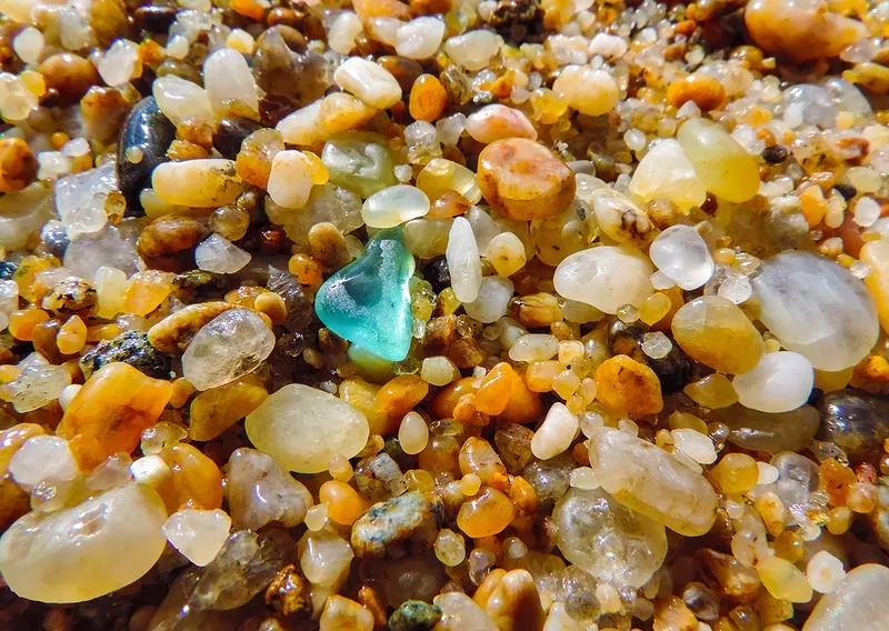 Hạt cát phóng đại 100 lần