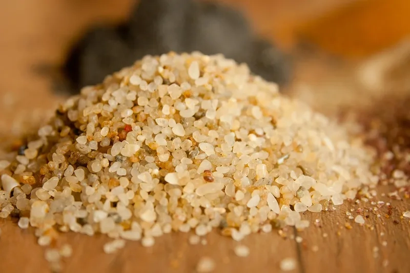 Cát biển dưới kính hiển vi ấn tượng