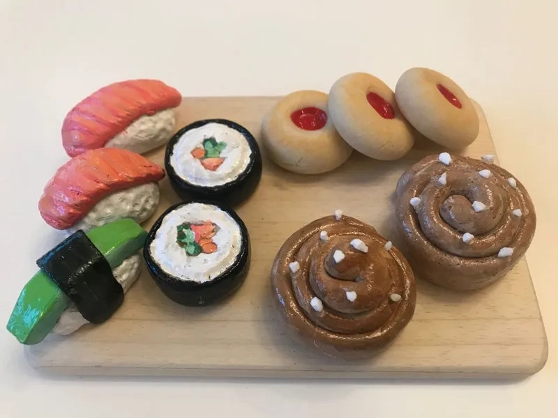 Khám phá ảnh Hướng dẫn nặn đồ ăn đất sét siêu xinh