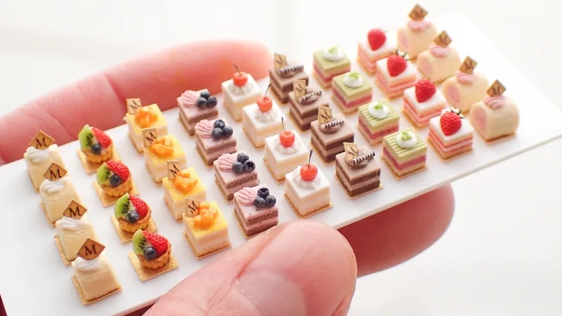 Nghệ thuật ngọt ngào với bánh nhỏ xinh handmade