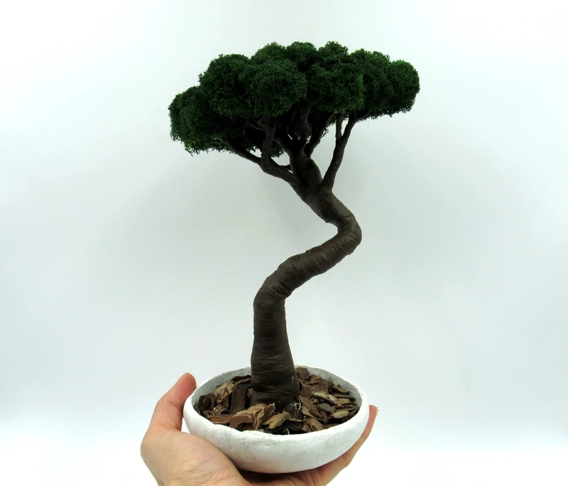 Tự chế sáng tạo với làm cây giả tí hon tự chế