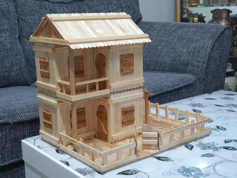 Khám phá chi tiết với làm nhà bằng que kem đơn giản