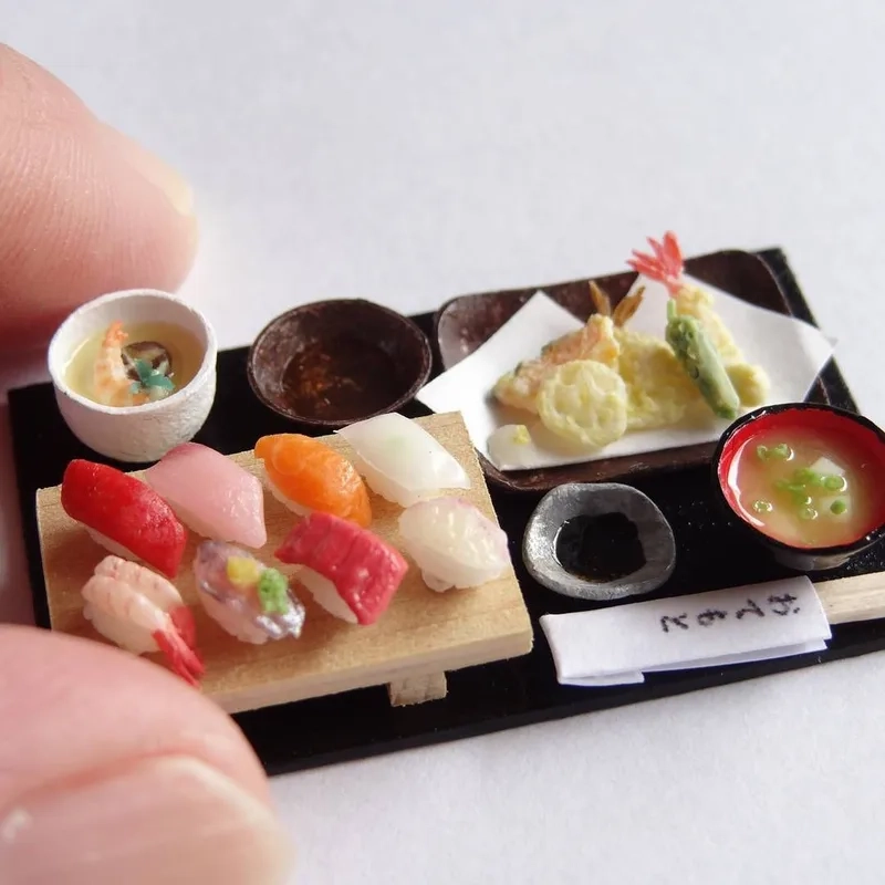 Tinh tế và sáng tạo với sushi nhỏ handmade
