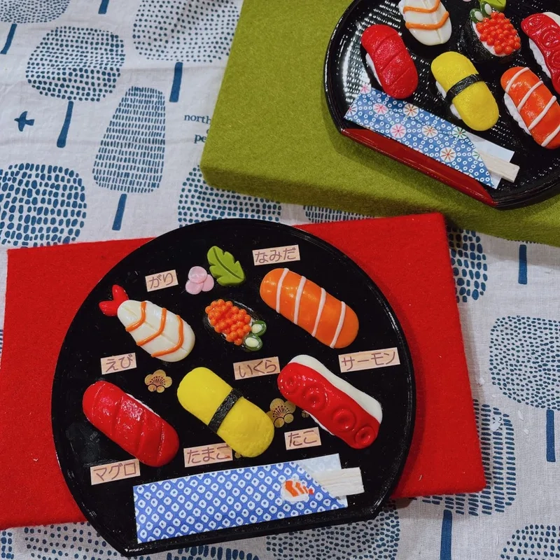 Ngắm nhìn niềm vui từ sushi nhỏ xinh