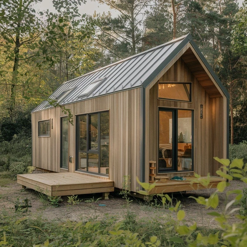 Thu nhỏ thế giới với mô hình ngôi nhà trong rừng thu nhỏ