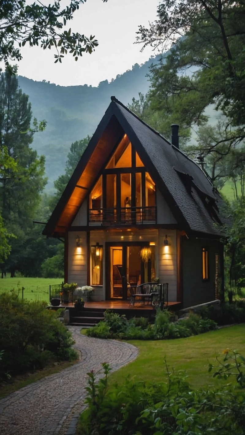 Khám phá sự dễ thương qua mô hình ngôi nhà trong rừng dễ thương