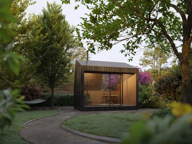 Tái hiện tiểu cảnh sống động với mô hình ngôi nhà trong rừng tiểu cảnh