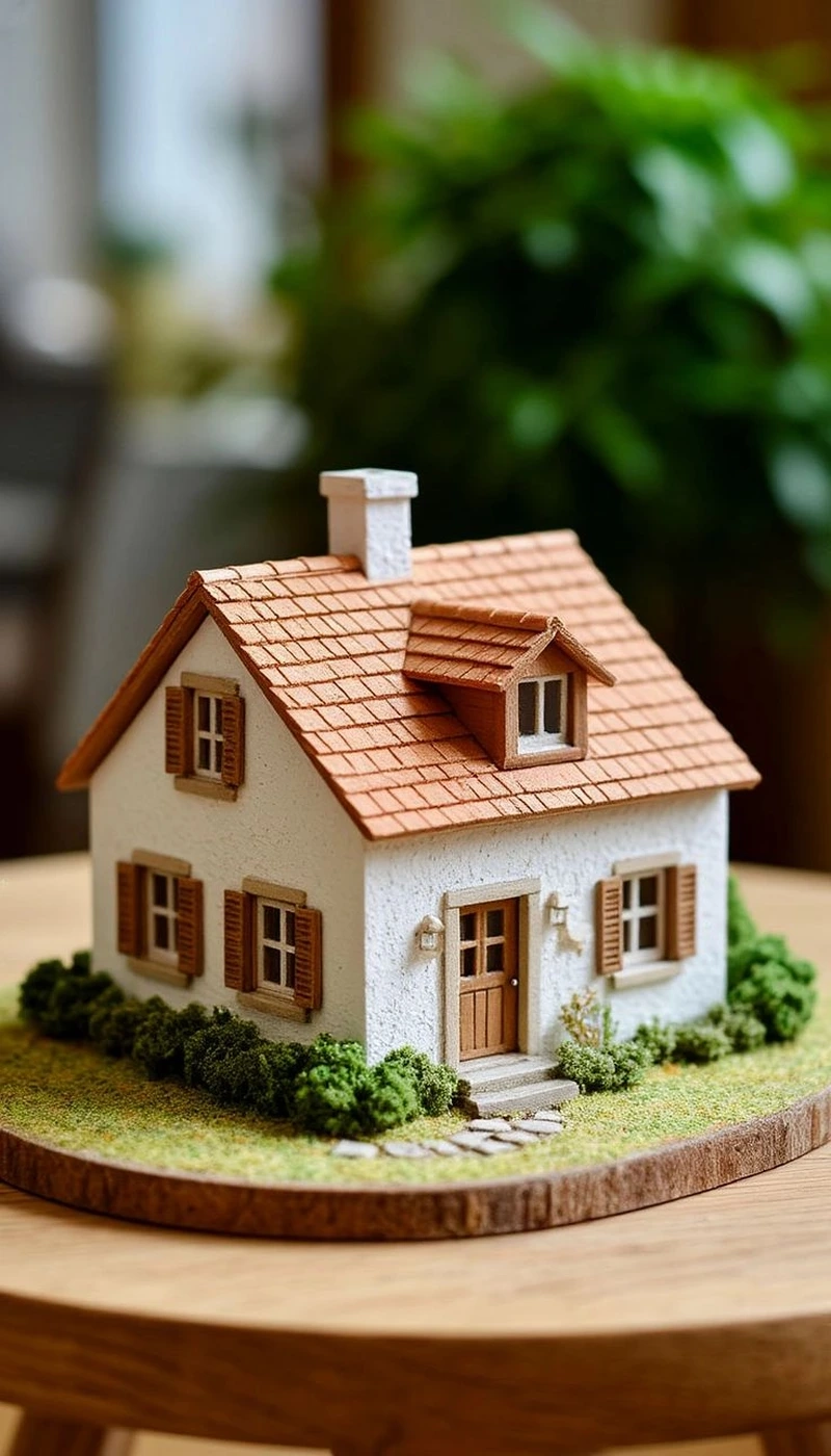 Tự tay tạo tác với hướng dẫn ráp nhà tí hon