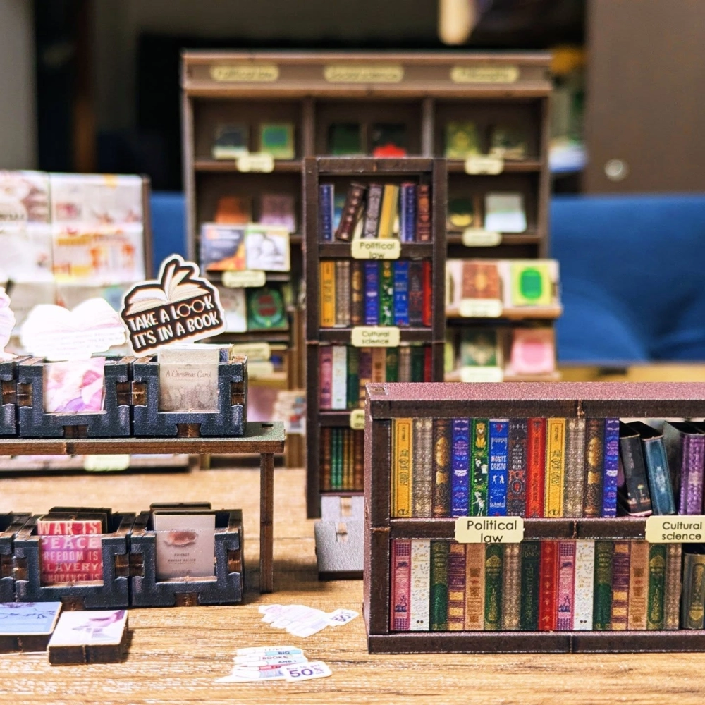 Book nook kit mở ra trải nghiệm lắp ráp thú vị