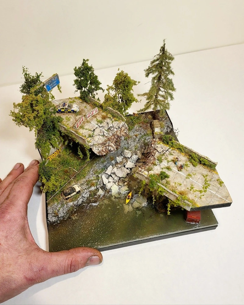 Khám phá thế giới mô hình qua nghệ thuật diorama mô hình