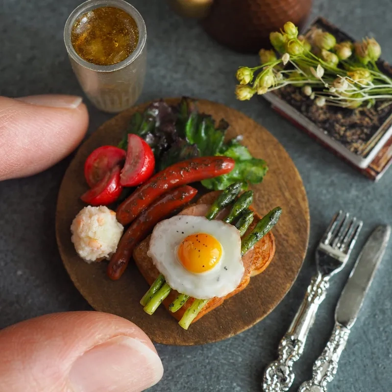 Sáng tạo không giới hạn với trứng chiên mô hình