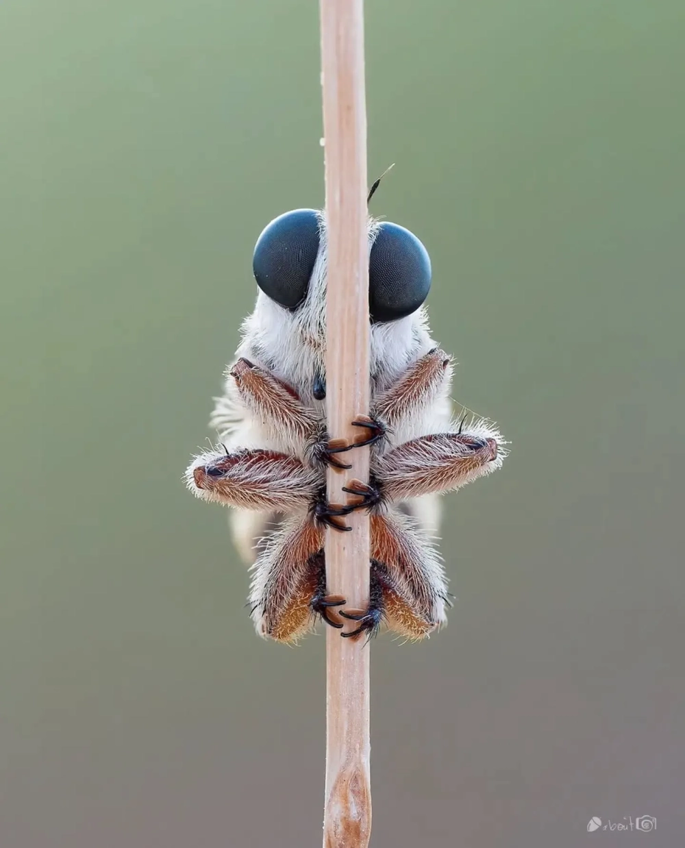 Ruồi sát thủ đang bay lượn tìm kiếm mục tiêu giữa không trung