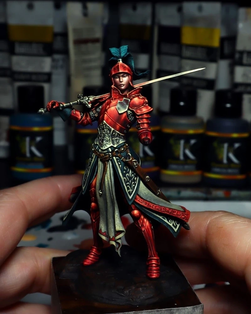 Chi tiết tinh xảo cùng sơn mô hình tí hon chi tiết