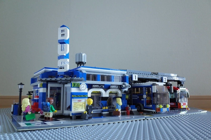 Khám phá chi tiết thành phố lego tí hon mini