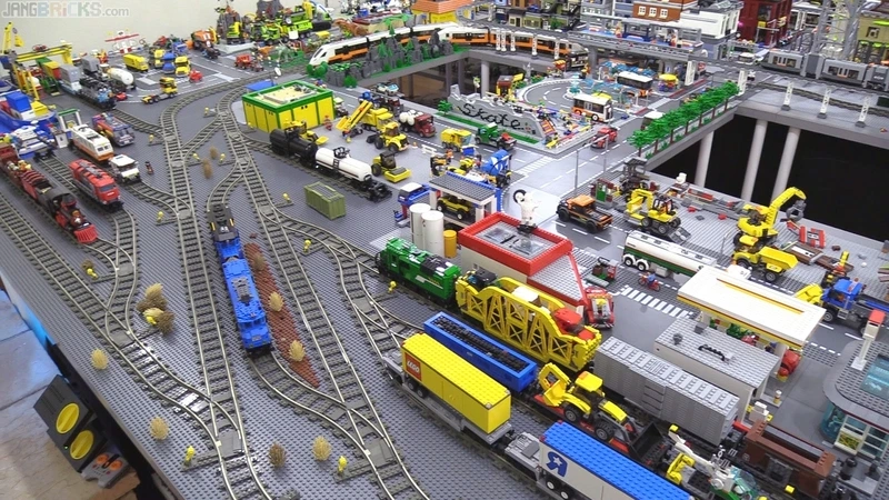 Cổ điển và hoài niệm thành phố lego tí hon cổ điển