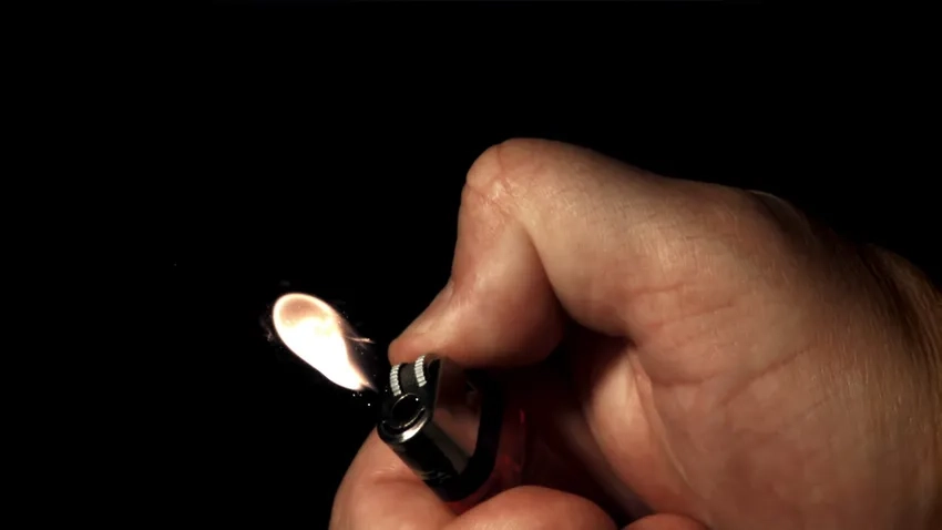 Ảnh lửa bật lửa cận cảnh sống động như thật