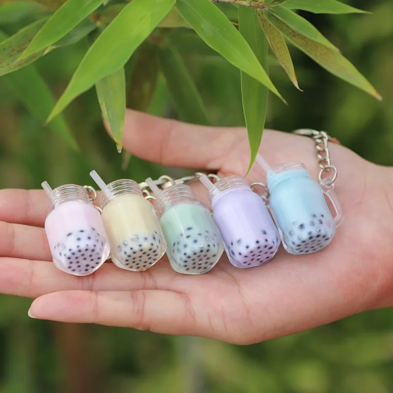 Trang trí dễ thương với mô hình trà sữa tí hon