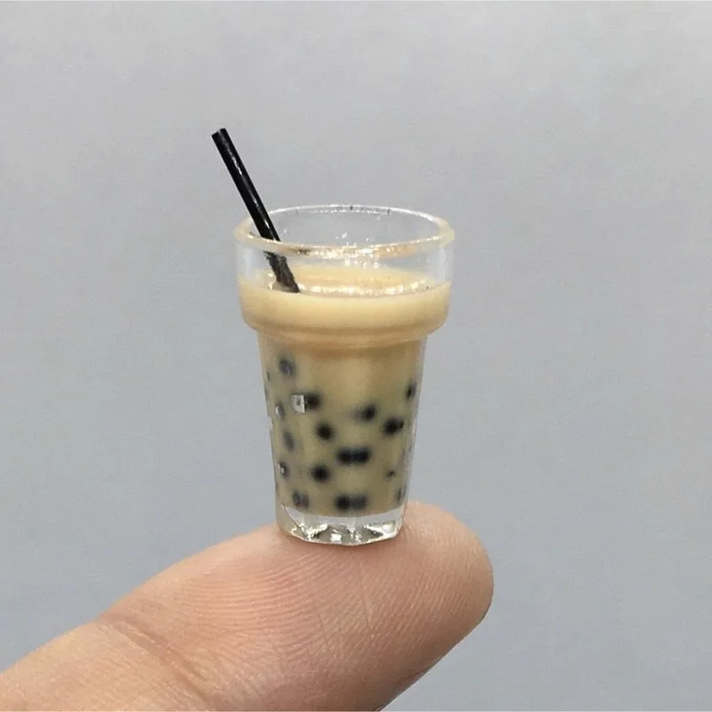 Trang trí sáng tạo với trà sữa mini decor