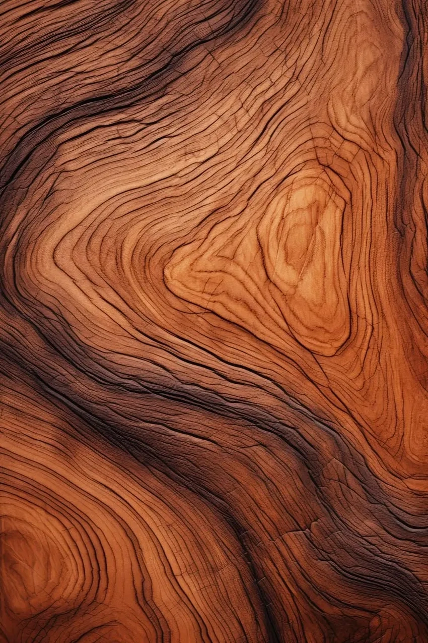 Macro bảng gỗ cho thấy từng đường vân tinh tế rõ ràng