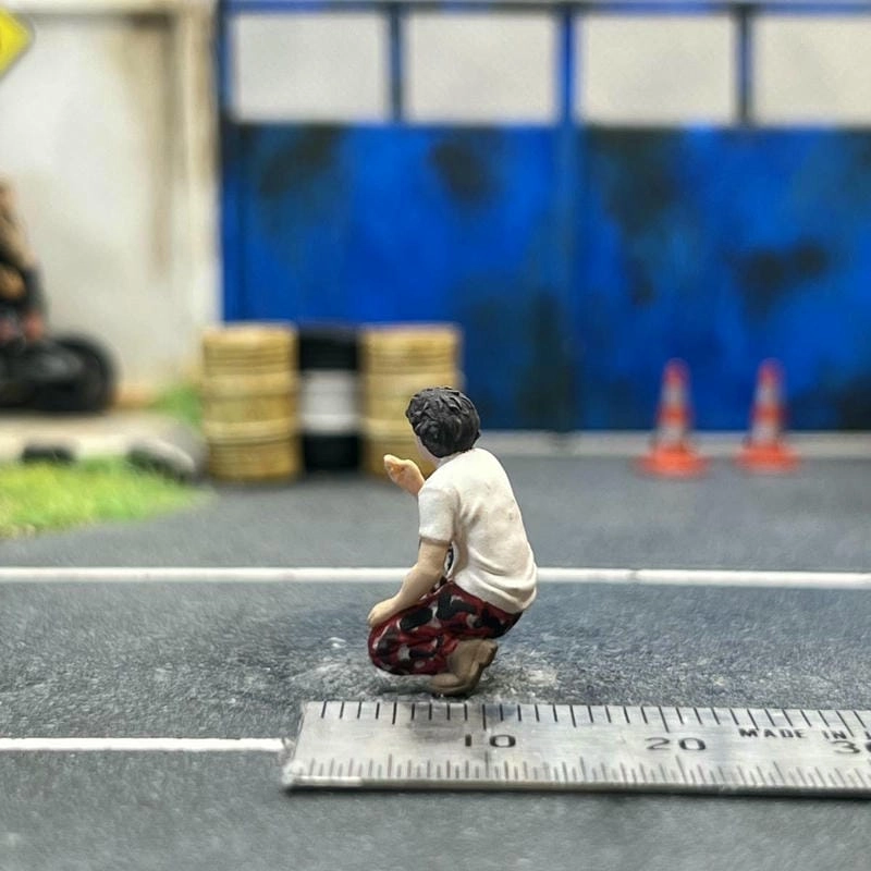 Mô hình người tí hon 1:64 xe mô hình phối cảnh chuẩn